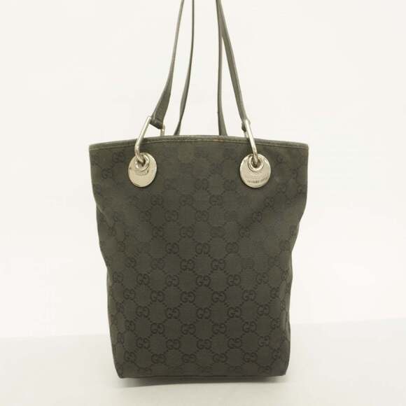 Gucci GG Canvas Tote Bag 120840, Black, Women's - Picture 14 of 14